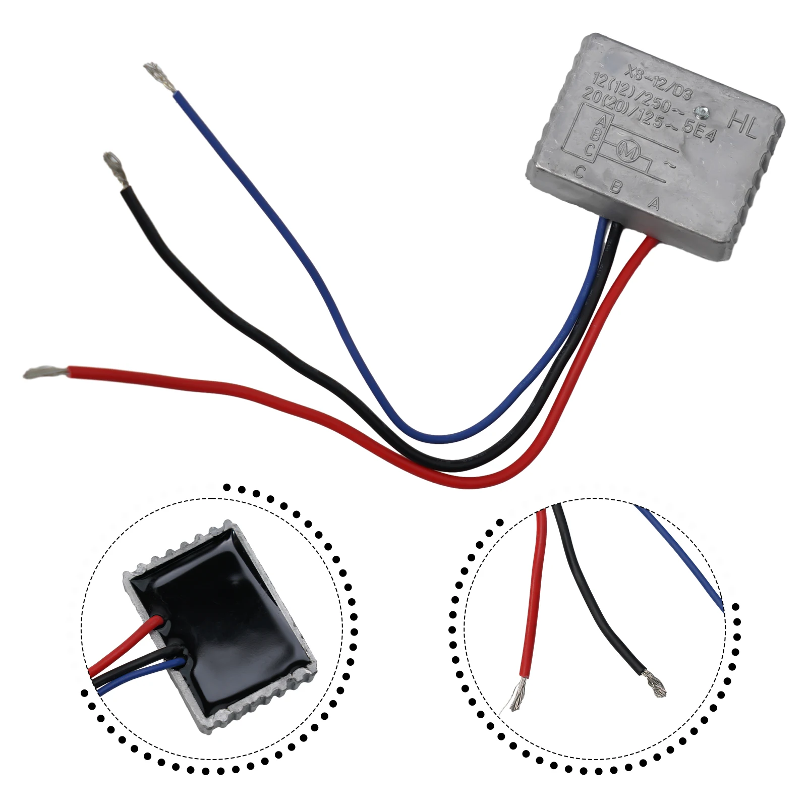 Para amoladora angular, herramienta eléctrica, interruptor de arranque, limitador de CA para el hogar, módulo de Metal, Motor, actualización confiable, fuerte y versátil