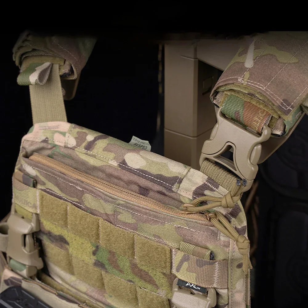 ทางยุทธวิธี crye AVS DROP-in admin ซิป mbav ล่าสัตว์เสื้อกั๊กโครงสร้างการเปิดแผ่น airsoft Carrier กระเป๋าเสริม-ON