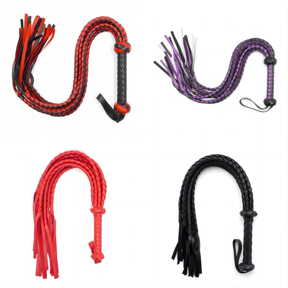 

Slave Soft Leather Whip Adult Games BDSM Flogger Bondage Gear Sex Toys Flirt Couple Erotic Fetish Stimulates Queen Whips Cosplay