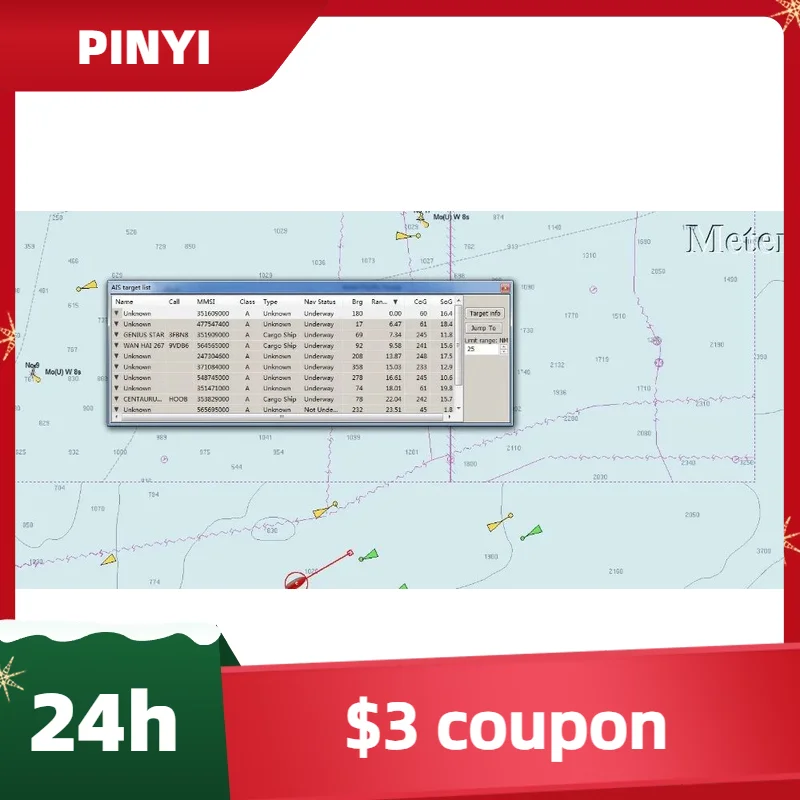 New ais pilot plug wifi electronic chart pilot interface to wireless adapter for marine rs485 device