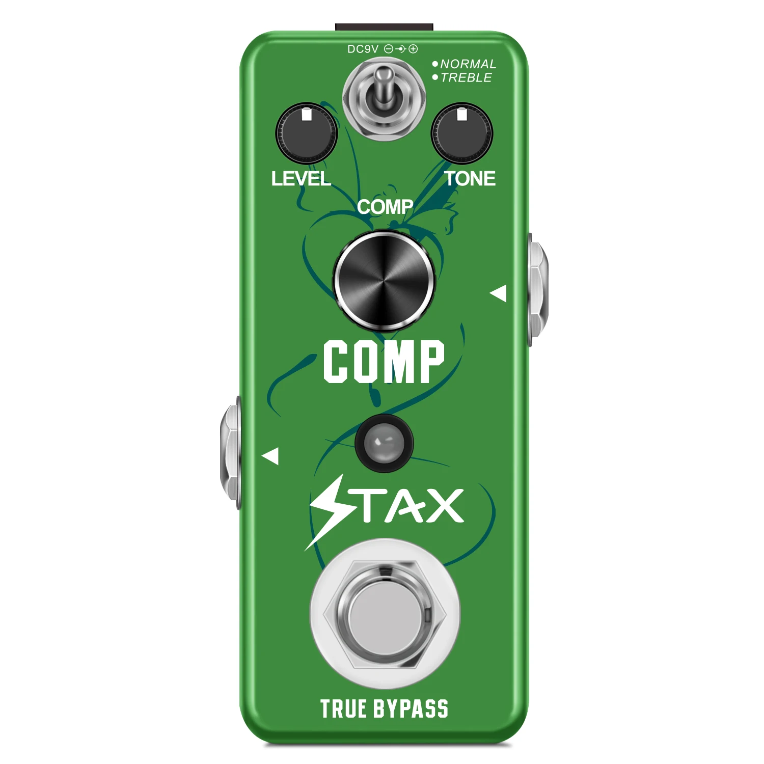 Stax Guitar Compressor Pedal Analog Comperssion Ultimate Comp For Electric Guitar Mini Size True Bypass