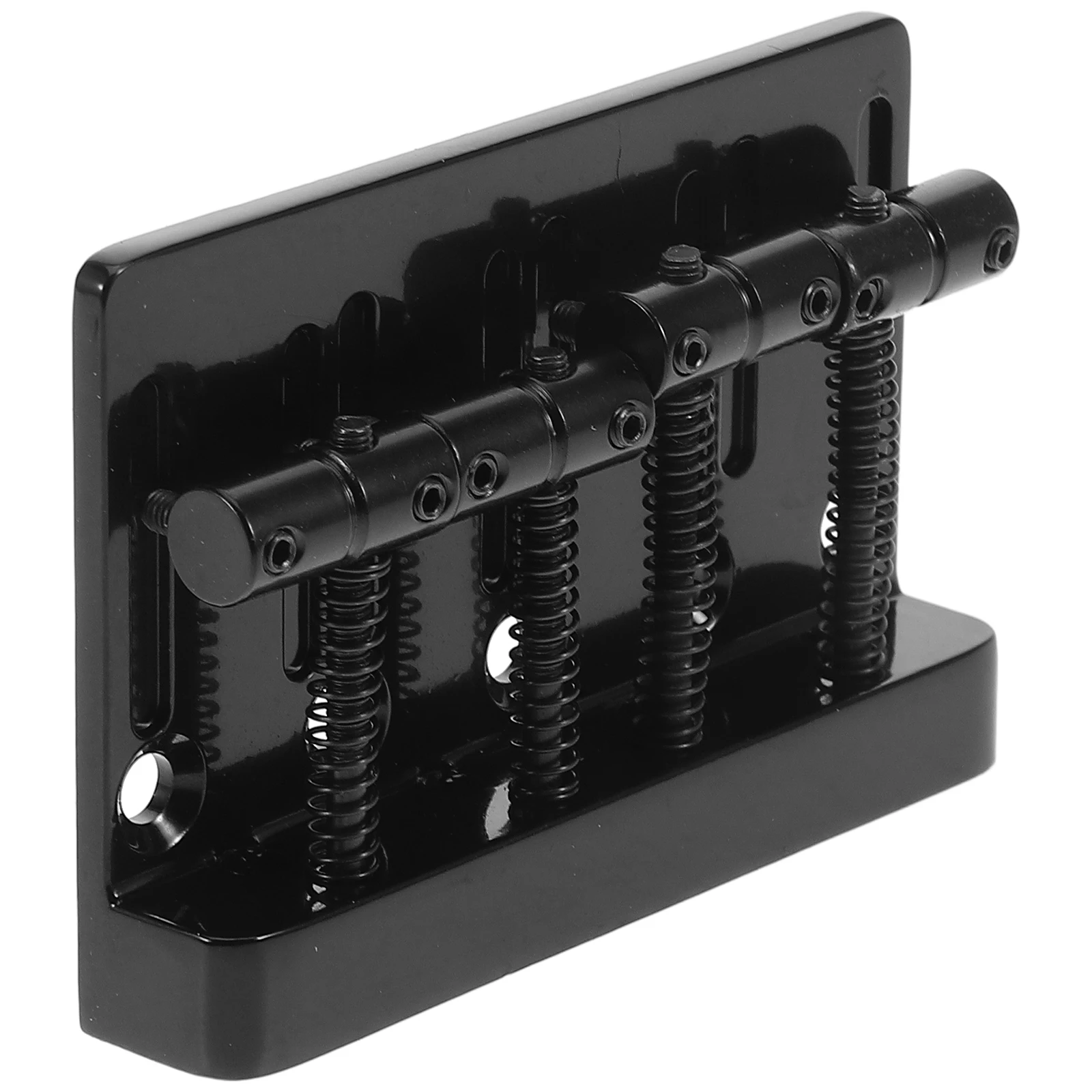 

4 String Electric Bass Bridge Zinc Alloy Guitar Parts 79.5x46.9MM Saddle Tailpiece Metal Guitar Bridge Parts