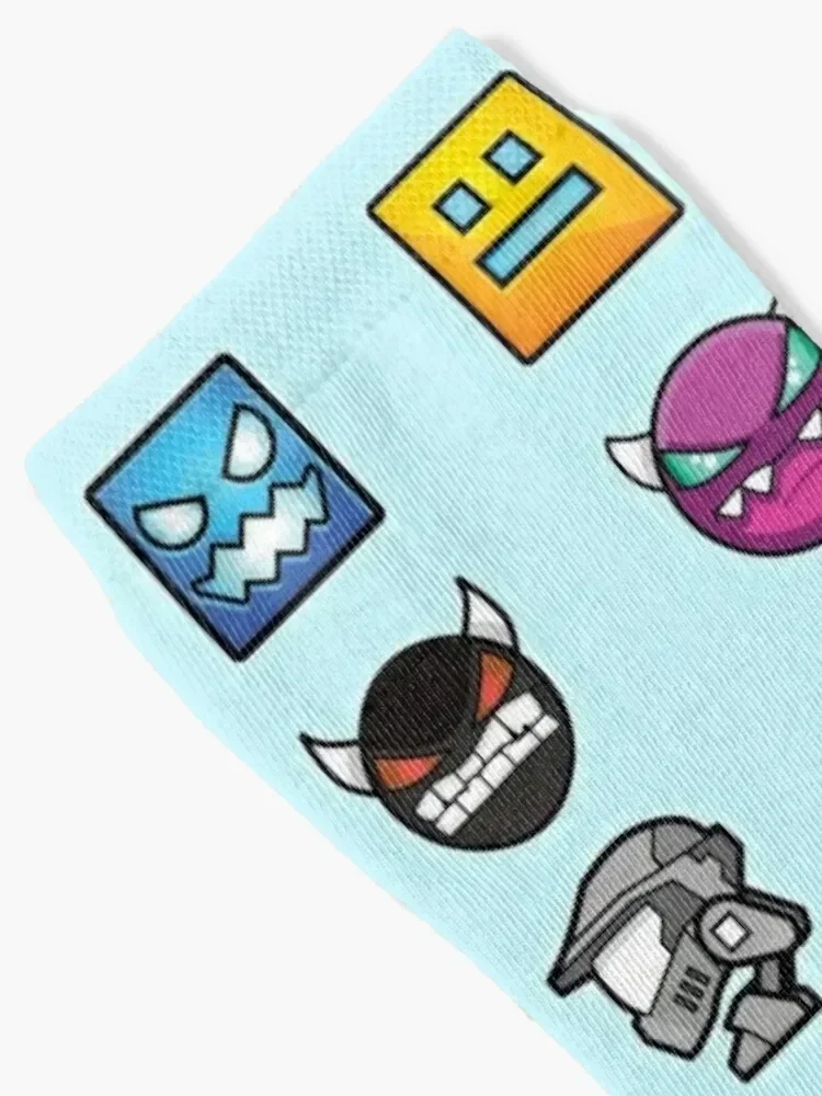 geometry dash unblocked level Socks short Christmas set Socks Women's Men's