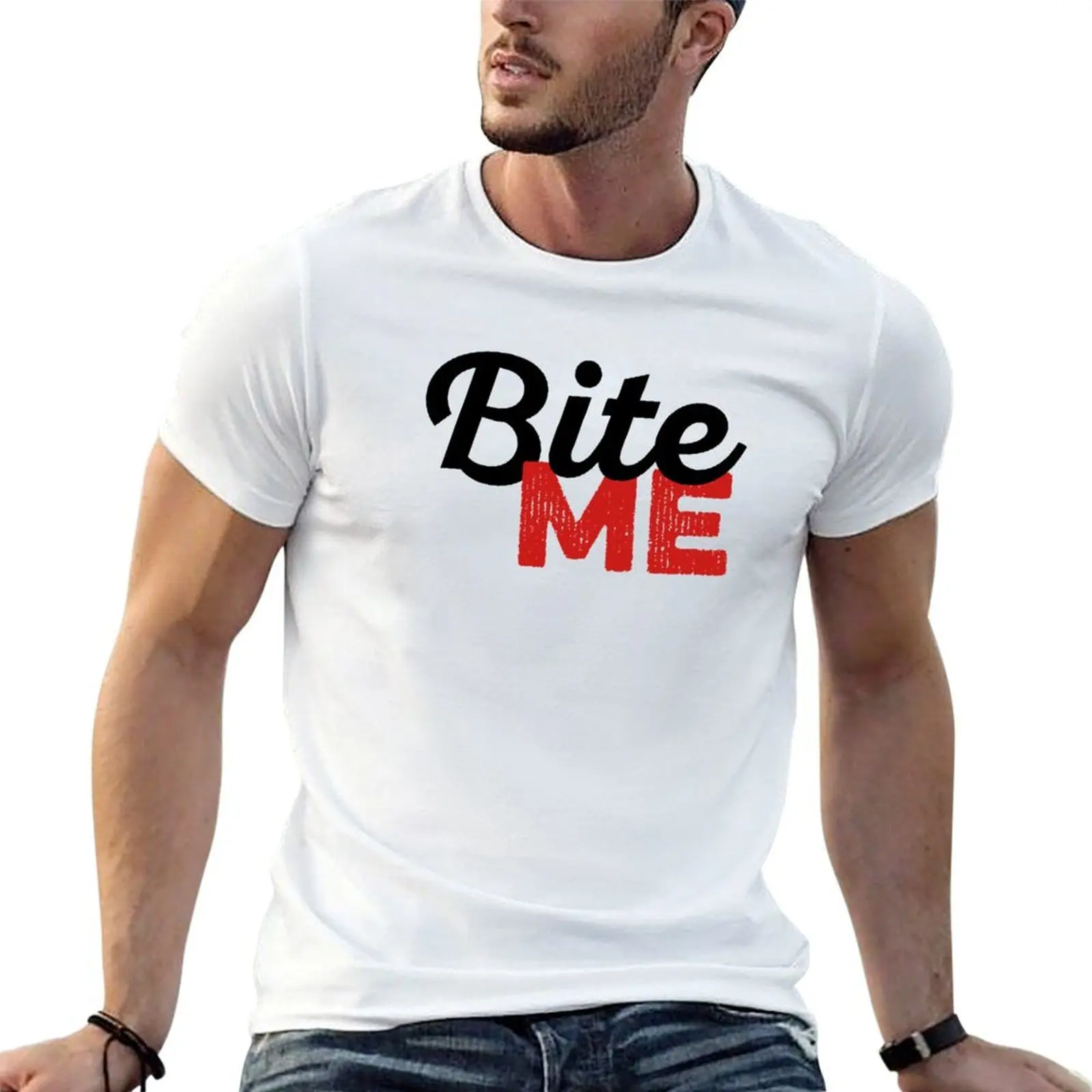 Bite Me T-Shirt Lightweight Sport Basic T-Shirt
