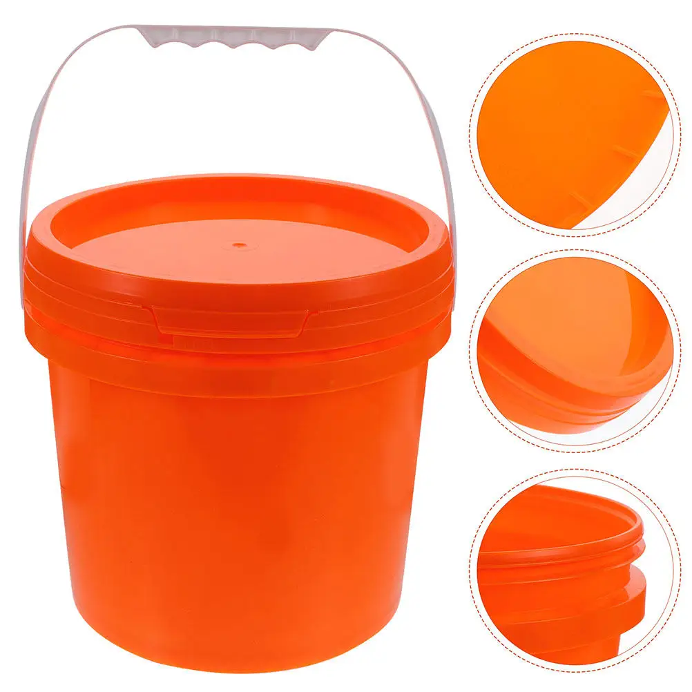 

2 шт. портативных ведер для хранения краски с ручкой, гладкой внутренней поверхностью, легко моются, подходят для водных красок, лаков, художественных работ и рукоделия
