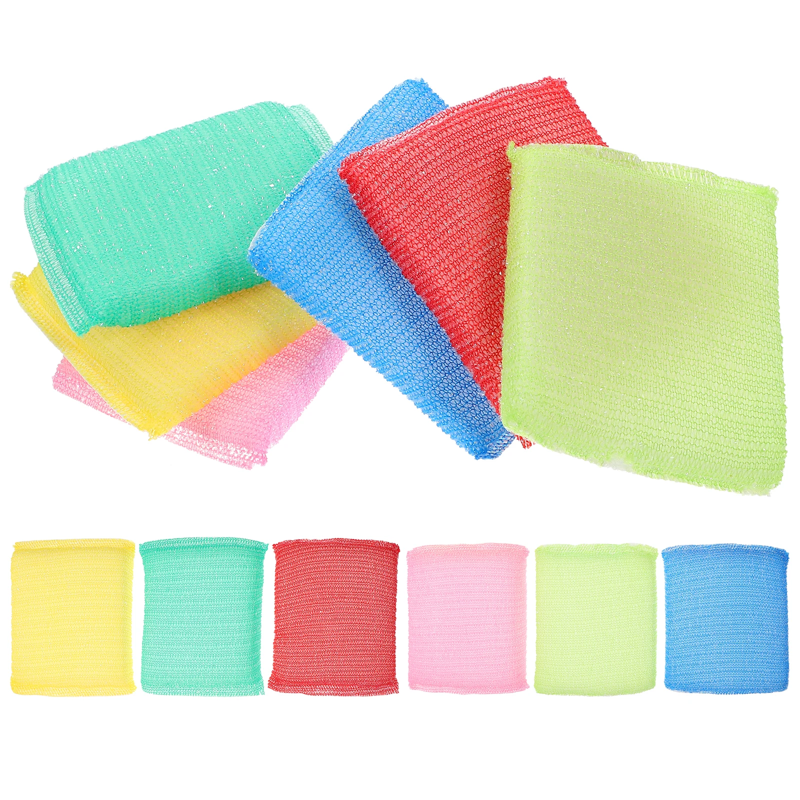 

12 Pcs Cleaning Sponge Kitchen Scrub Pads for Dishes Non Scratch Flexible Material Powerful Scouring Pad Dish Washing Supplies