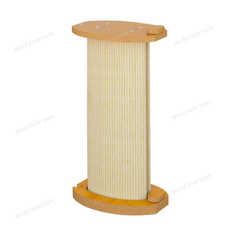 2 in 1 Corner Cat Scratcher Post L Shaped Foldable Cat Scratching Post Protect Furniture and Walls Cat Scratching Post