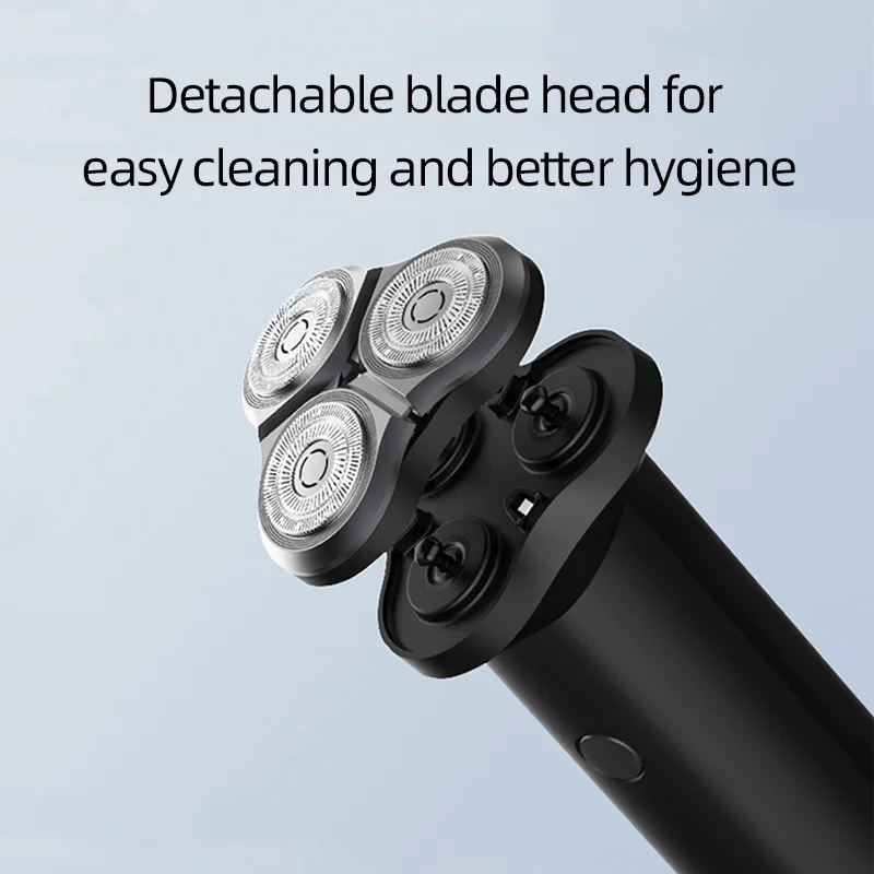 Xiaomi mijia s300 barbeador elétrico lâmina tripla navalha masculina para barbear masculino aparador de barba máquina recarregável ipx7 à prova dwaterproof água