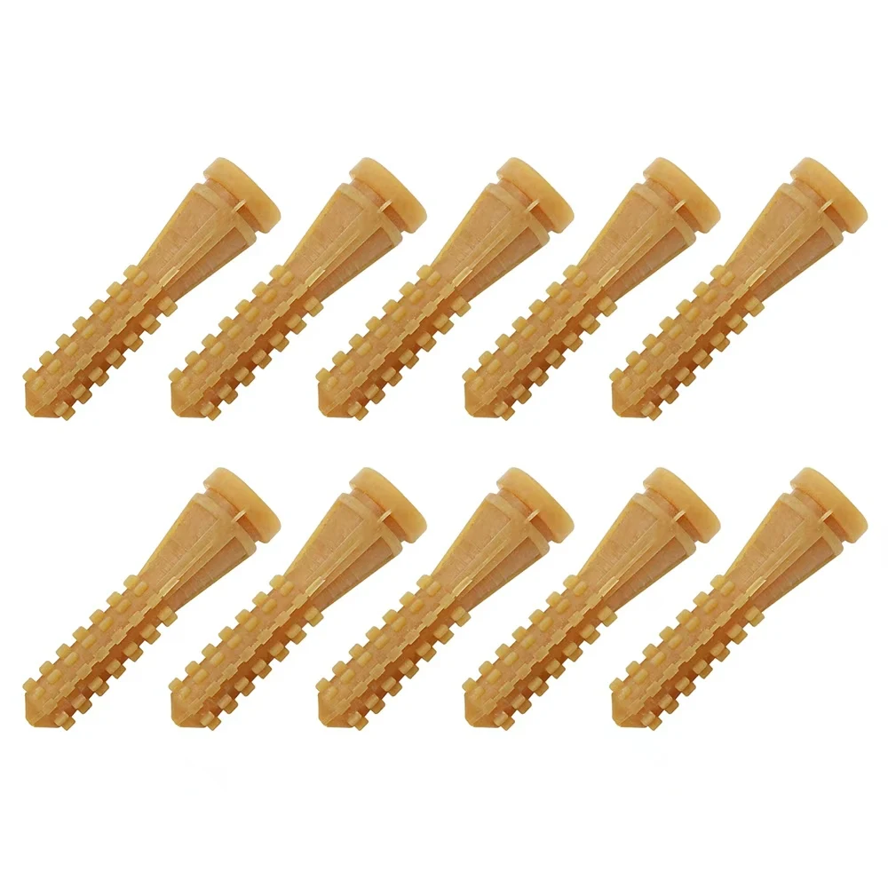 

30 Pcs Beef Tendon Stick Glue Stick Corn Type Rubber Rod Pheasant Chicken Poultry Feather Plucking Removal Machine 2.0cm Groove