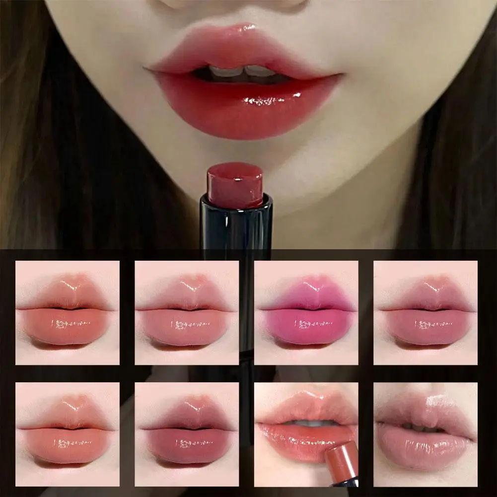 9 Colors Mirror Water Gloss Lipstick Plumping Rejuvenation Cosmetics Moisturizing Lines Reducing Korean Lipstick Lip Waterp C8W3