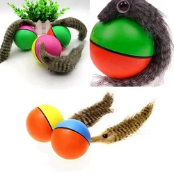 1Pc Beaver Mouse Electric Toy Beaver Ball Water Mouse Toy Will Swim Top Ball Dolphin Electric Play Ball Pet Supplies