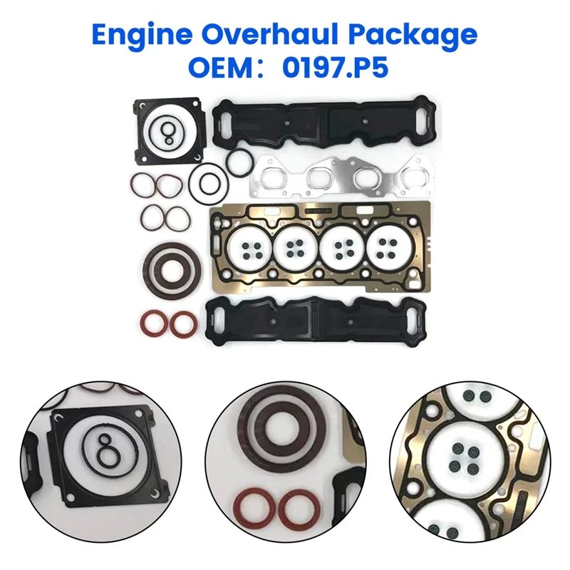 T18C-Car Engine Overhaul Package 0197P5 0197.P5 For New Peugeot 206 307 1.6