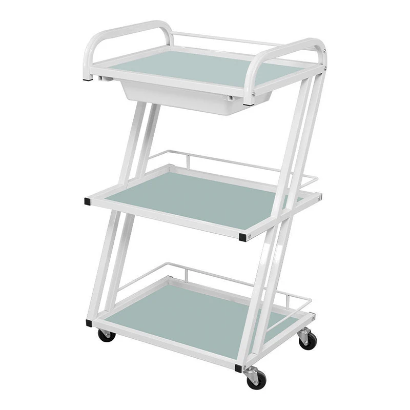 Beauty Salon Hairdresser Hairdressing Trolleys Trolley Professional Furniture Hair Dressing Chariot de salon Salons Gold