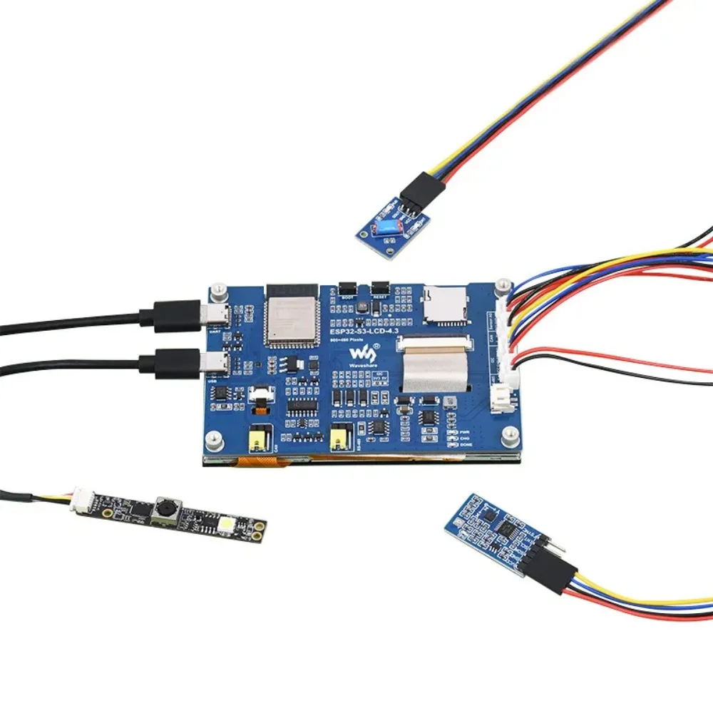 ESP32-S3 4.3-calowa pojemnościowa płyta rozwojowa z ekranem dotykowym 800 × 480 pięciopunktowy dwurdzeniowy procesor dotykowy