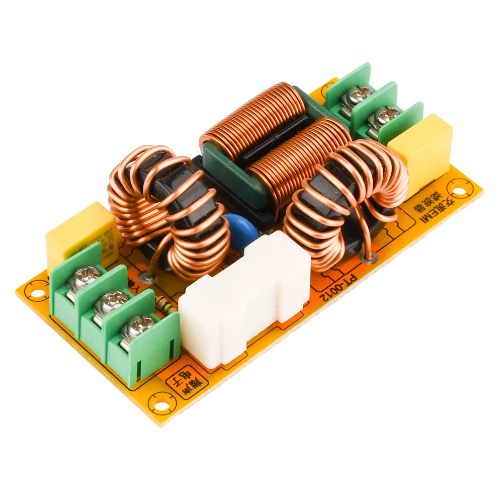 2A 4A 10A 20A  AC110-220V EMI electromagnetic anti-interference high-power AC power filter module