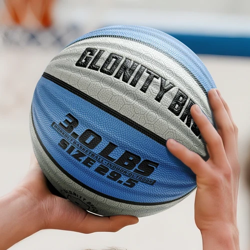 Imagen 1 del producto Baloncesto de entrenamiento ponderado de 3 libras/2,2 libras, pelota pesada resistente al desgaste de tamaño oficial 6/7 para manipular goteo y escalar, rebote