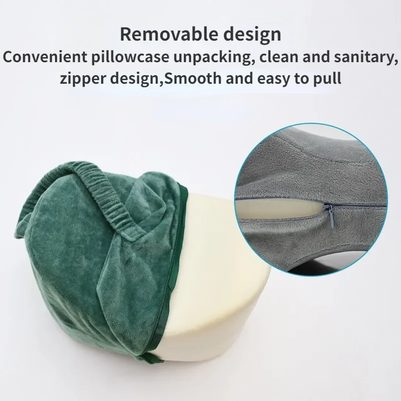 Anti Bedsore Pad Elderly Bedridden Patients Leg Pillow Detachable Memory Cotton Decompression Leg Clamp Cushion Care Supplies