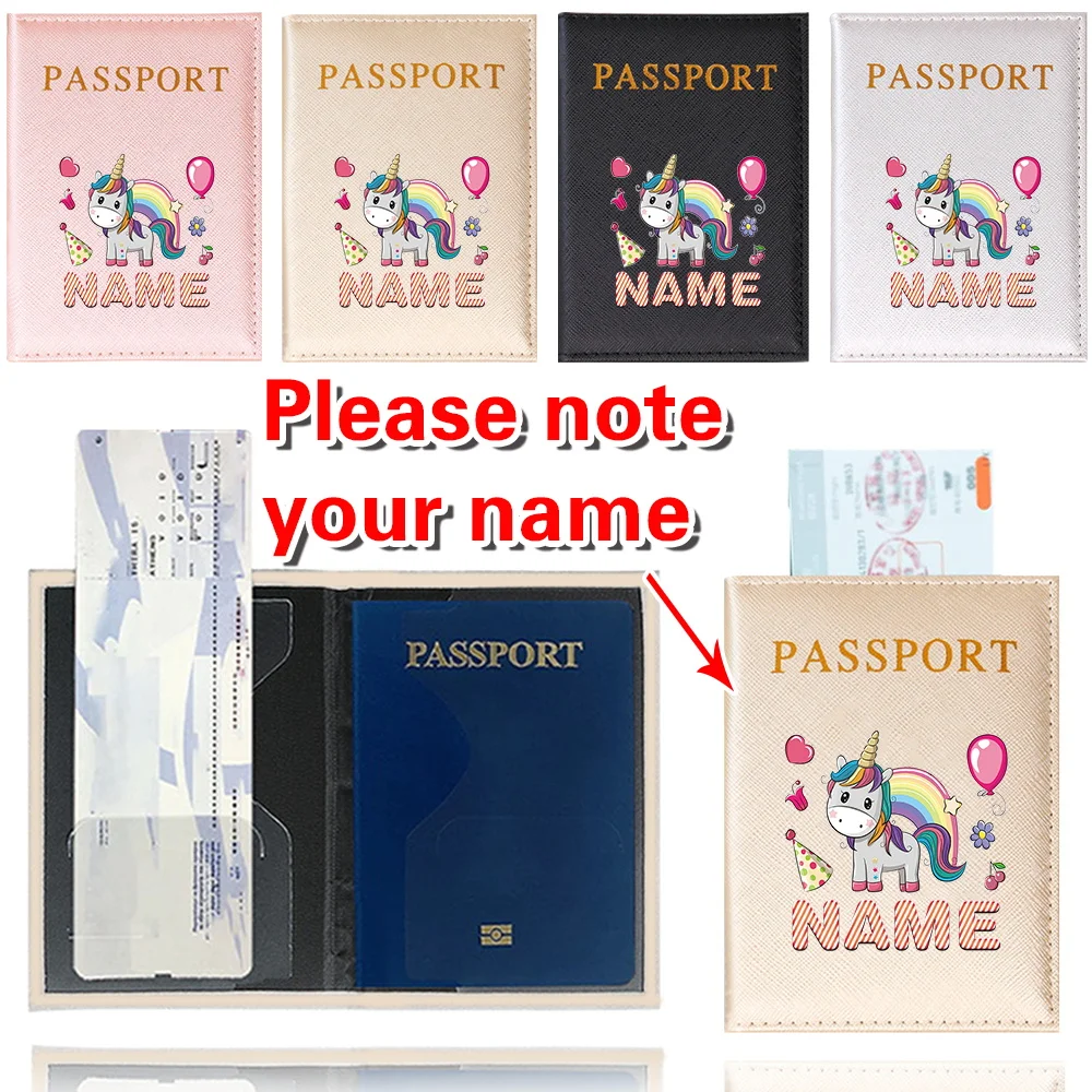 

Customized Name Passport Storage Bag Passport Holder for Travel Essentials Classic Vintage Design Credit Card Storage Bags