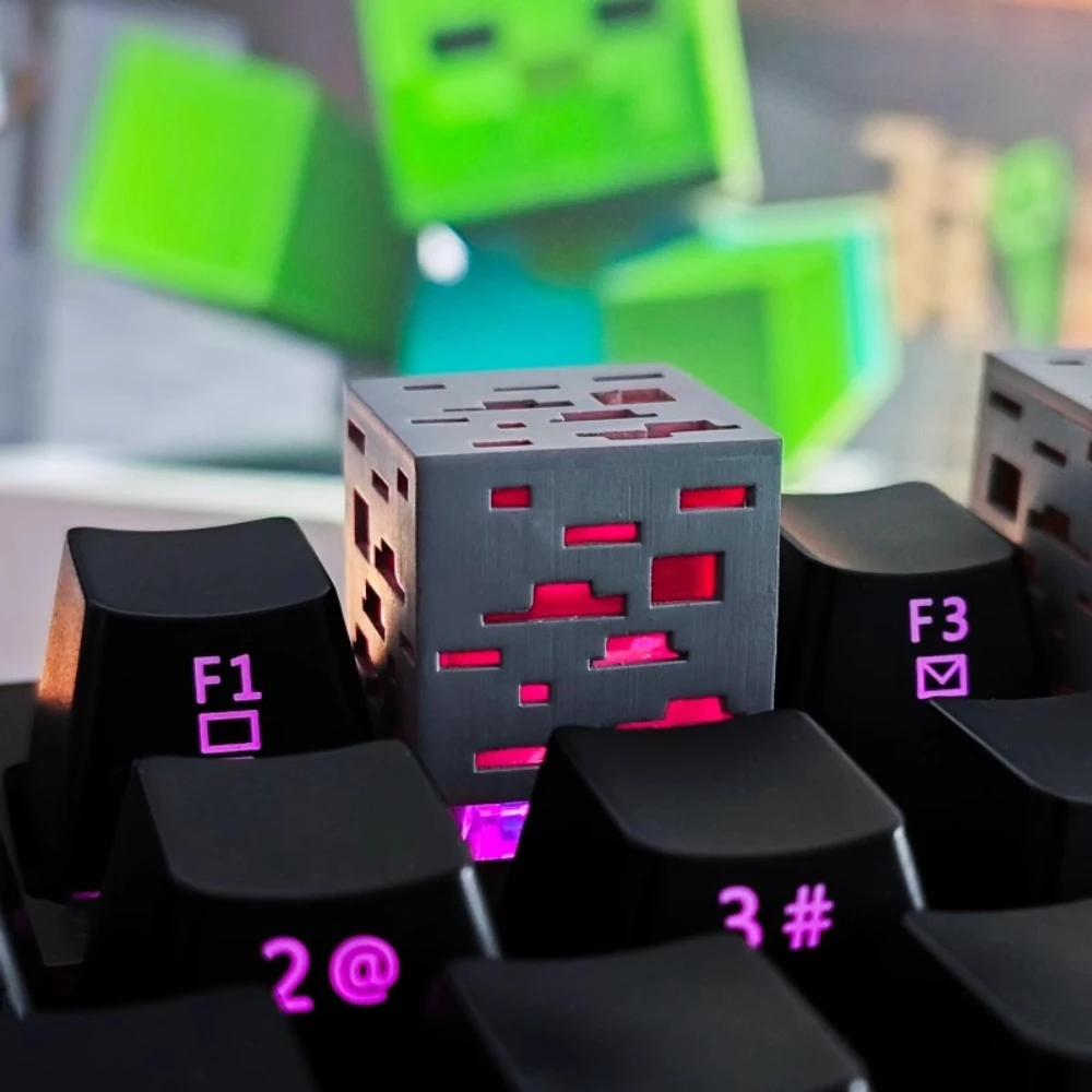

My World Keycap Stereoscopic Light Transmission Esc Gaming Accessories Keycaps for Mechanical Keyboard Ore Keyboard Caps Gift