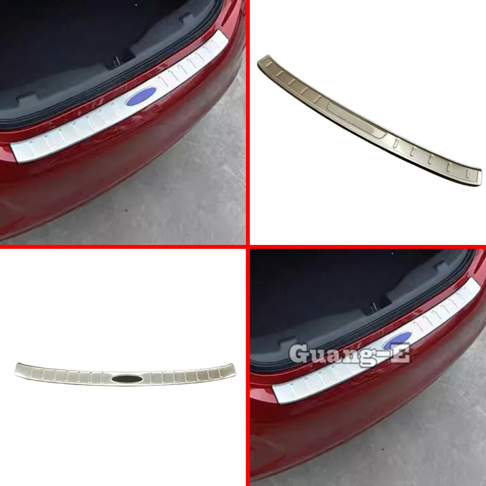 

For Chevrolet Cruze Sedan 2017 2018 2019 2020 2021 Stainless Steel External Rear Back Bumper Trim Plate Trunk Threshold Pedal