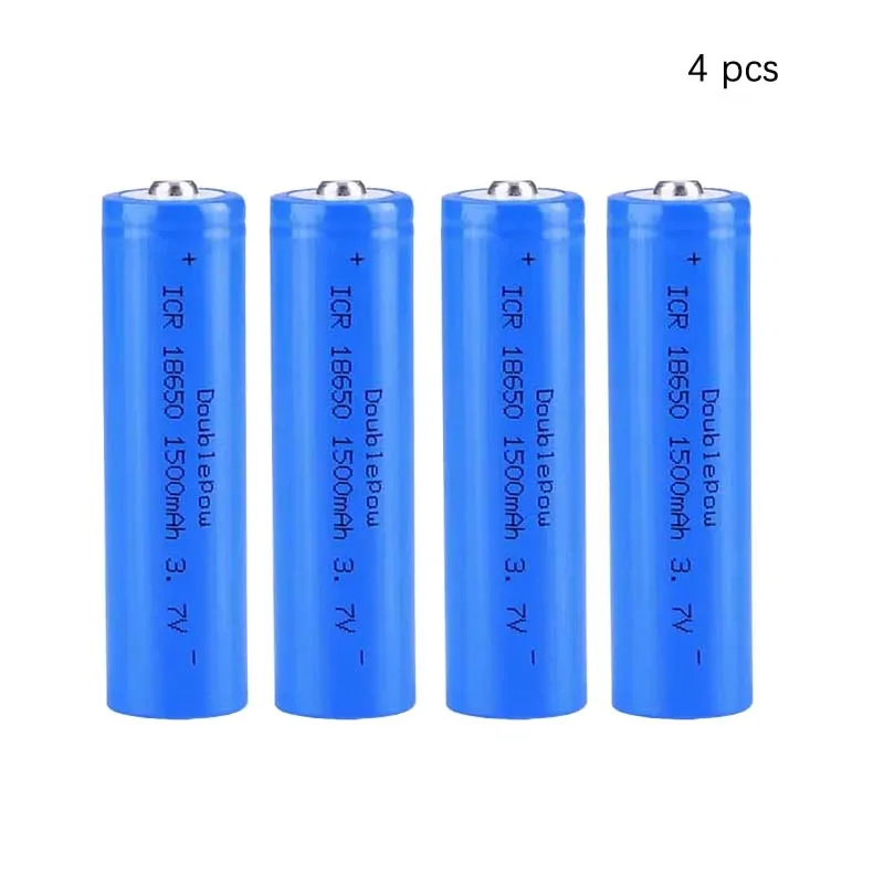 1-10PCS 18650 3,7V wiederaufladbare Lithium-Batterie mit 1500mAh, geeignet für Rasierer, Lautsprecher, Massagegerät, Spray, Schönheitsinstrument, Maus