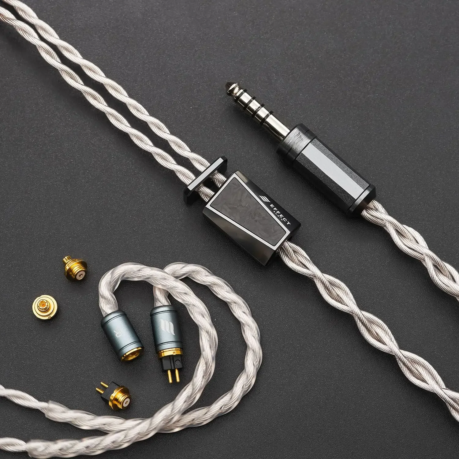 

Effect Audio Signature Series CADMUS Earphone Cable ConX 2Pin 0.78 /MMCX Connector With Swappable Termination Plugs 2.5/3.5/4.4