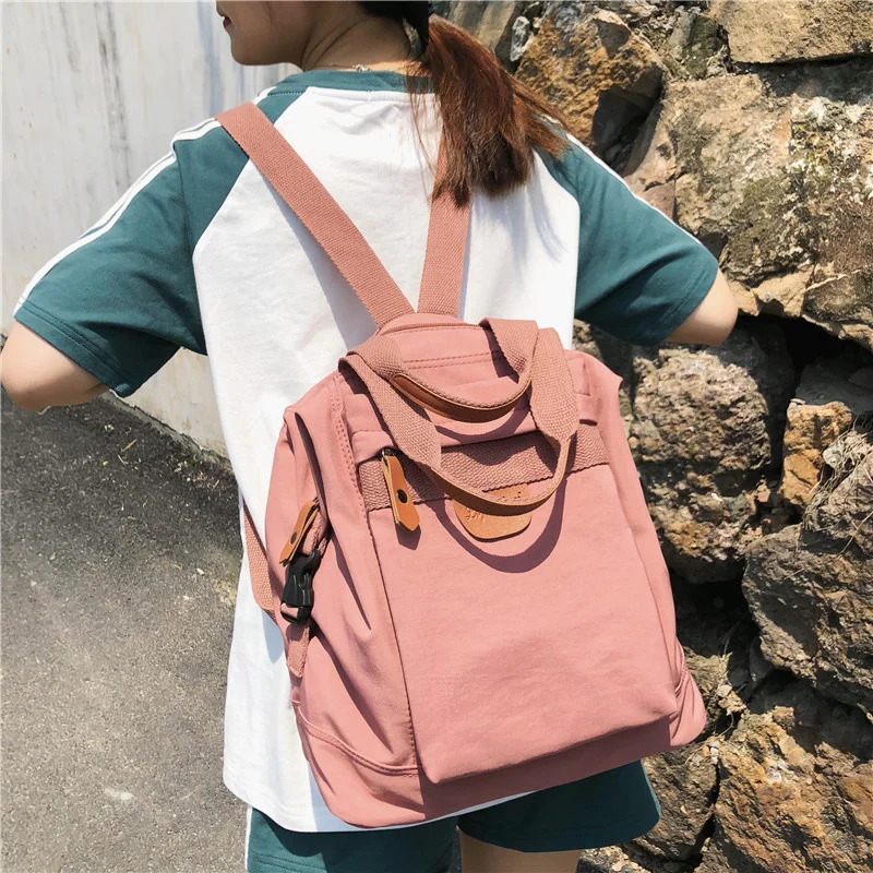 

Casual nylon Women Backpacks Large capacity multifunctional backpack female shoulder bag big Travel school ladies hand