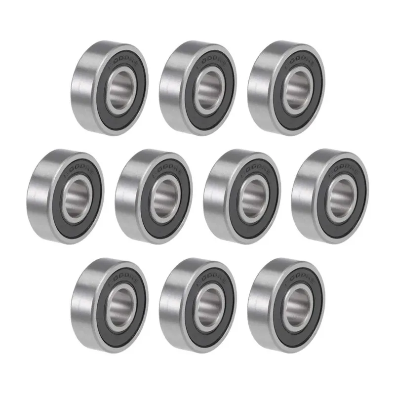 10 sztuk ABEC-5 6000 2RS 6000RS 6000-2RS 6000 RS 6000-2RSH 10x26x8 10*26*8mm gumowa uszczelka wysokiej jakości łożyska kulkowe głębokorowkowe