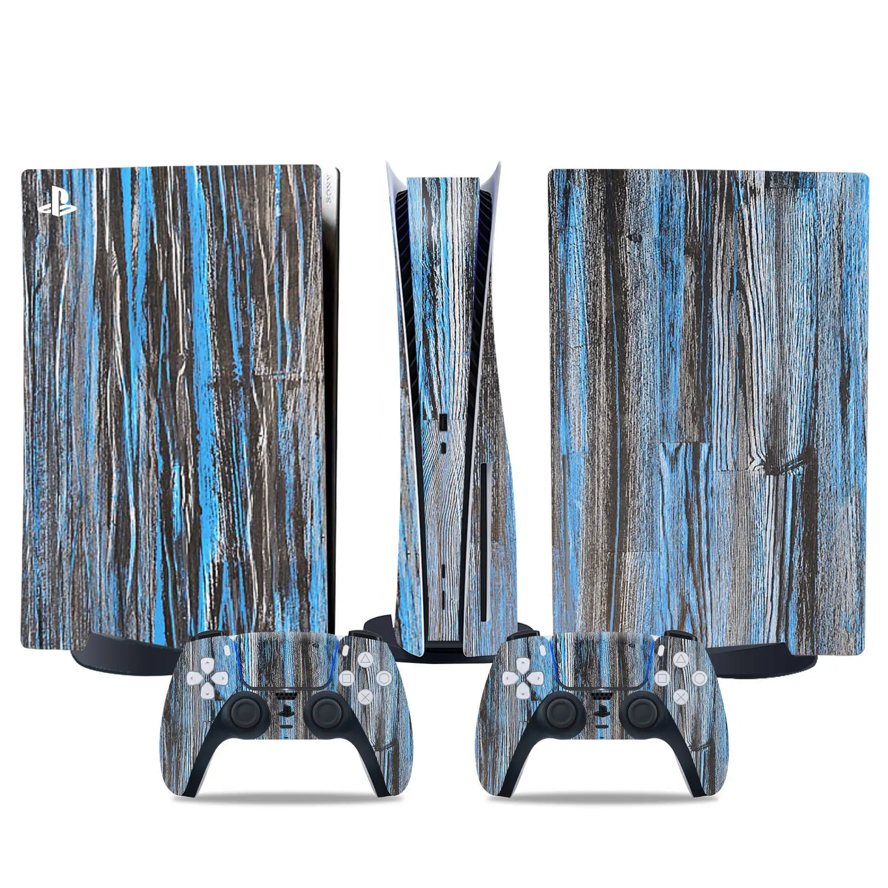 Минималистичные деревянные цвета для PS5 — современные обертывания для консолей