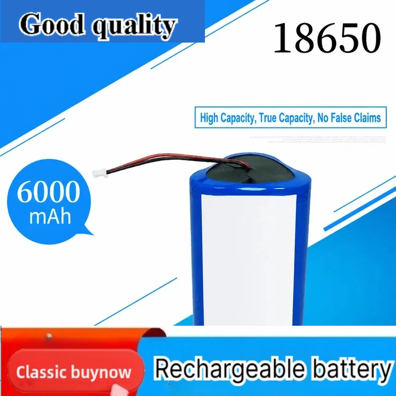 18650 Lithium Battery Pack 6000mAh Hand Warmer 3.7V Polymer Rechargeable Battery for Portable Heating Device Power Supply