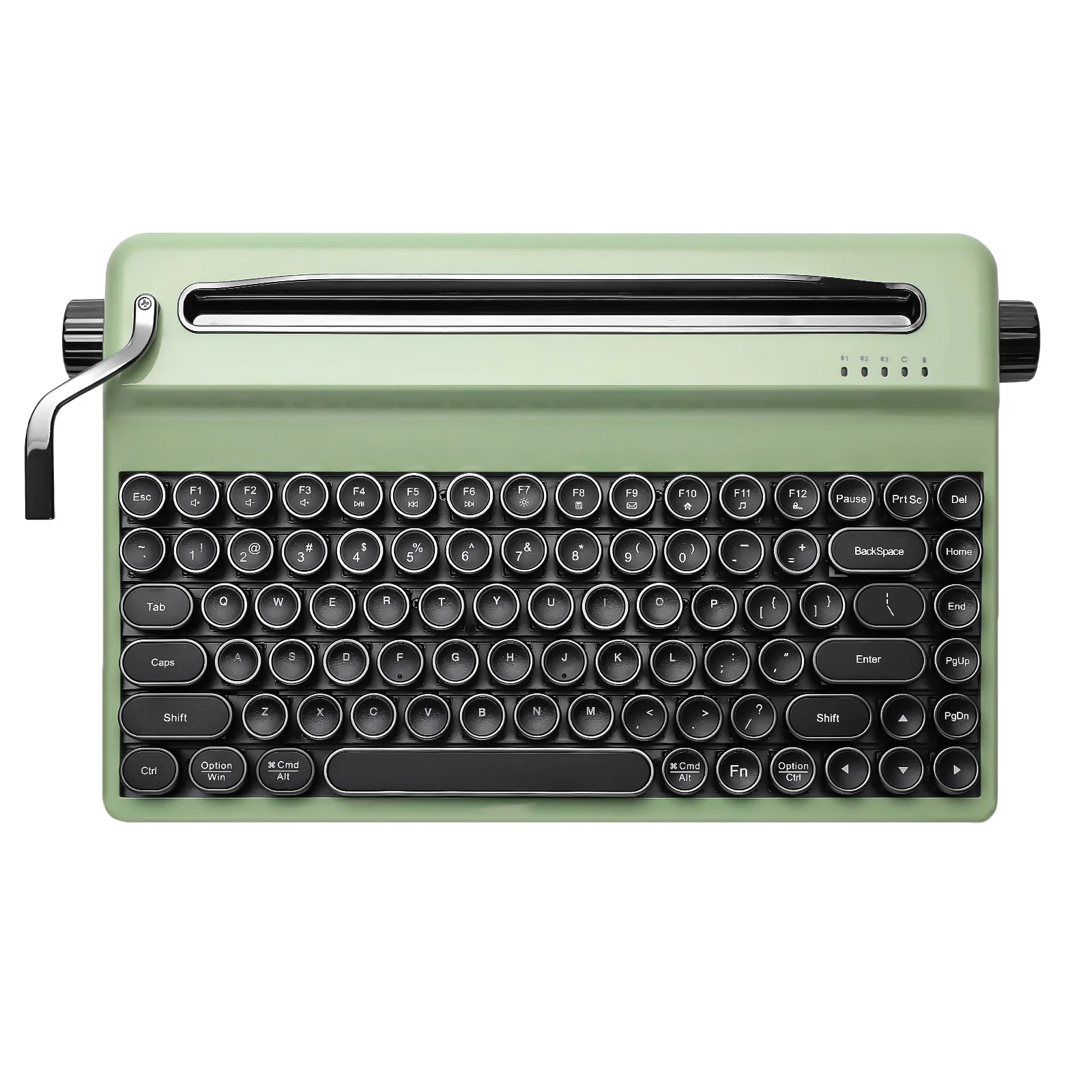 YUNZII QL75 ピンクタイプライター メカニカルキーボード、QMK/VIA