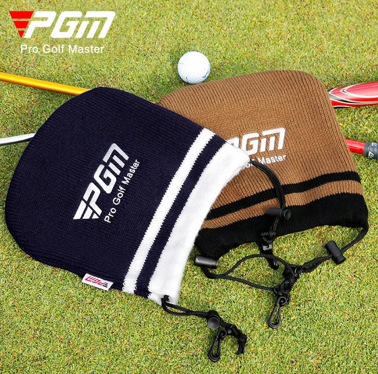 PGM Golf Clubs Head Cover Knitted Elastic Rope Tie Iron Rod Set Protective Hat GT215