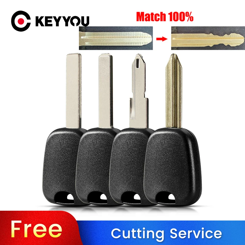 

KEYYOU With Cutting Service Transponder Car Key For Peugeot 106 107 307 207 306 406 For Citroen C2 C3 C4 SX9 NE73 VA2 HCA NE78