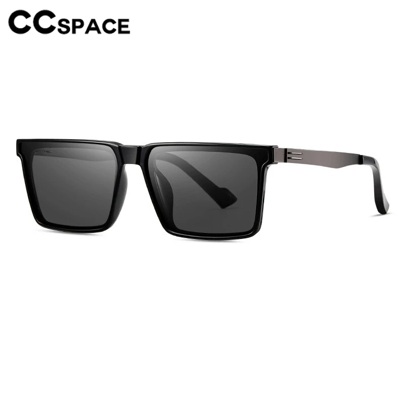

Vintage Polarized Sunglasses Men Fashion Black Shades Eyewear CCspace Retro Trendy Brand Design Sun Glasses For Driving Fishing