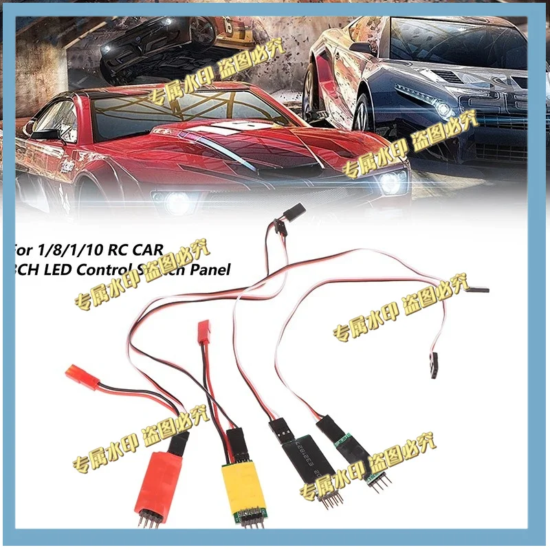 3CH LED Lamp Light Control Switch Controller Module RC Receiver Lights Switch On/off Control For 1/10 1/8 RC Toy Car Parts