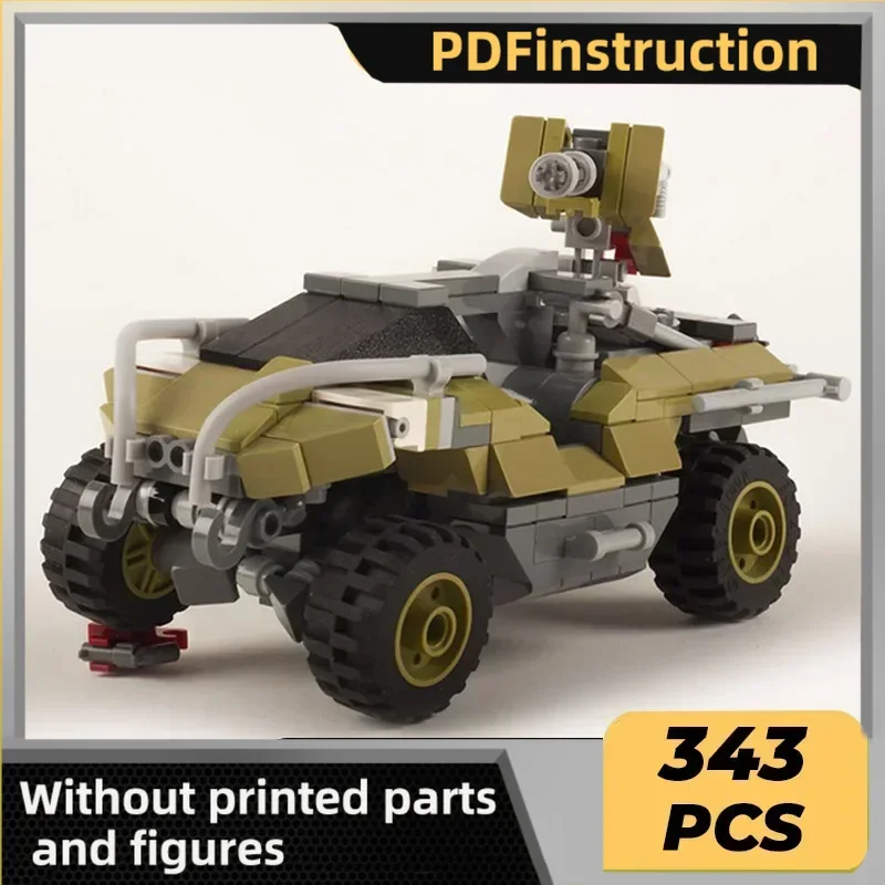 Briques de construction Moc, véhicule tout-terrain de ville, modèle M12, technologie Warthog, blocs modulaires, cadeaux, jouets pour enfants, ensembles de bricolage, assemblage