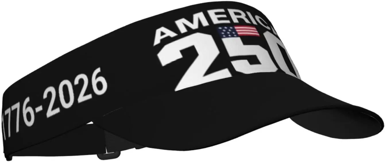 Anniversary 250th Sun Visor America Hat for Men Women, United States 1776 2026 USA Birthday 250th Visor Cap Outdoor