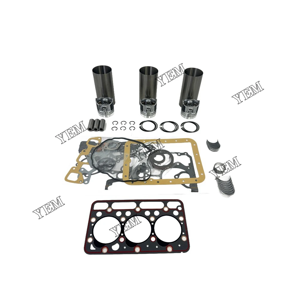 D1462 D1462-DI-AE Overhaul Repair Kit Full Gasket Kit Bearing For Kubota  L2950 Tractors Excavator Diesel Engine Repair Parts