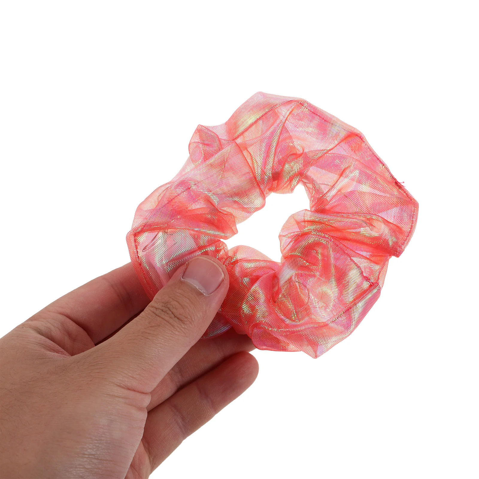 

5pcs Luminous Scrunchies Hair Ties Glow in Dark Colorful Neon Party Festival Accessories Rave Glowing Scrunchie