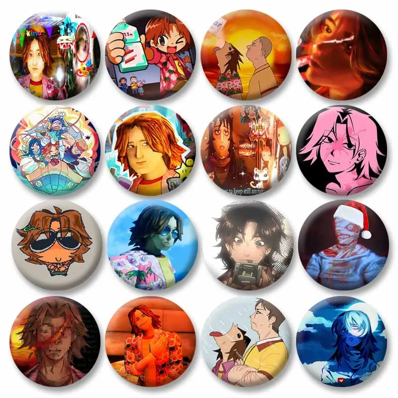 Broche de moneda para enjuague bucal, juego de terror, creatividad, individualidad, Pin de solapa de dibujos animados, mochila, ropa, insignia de joyería, accesorios de regalo