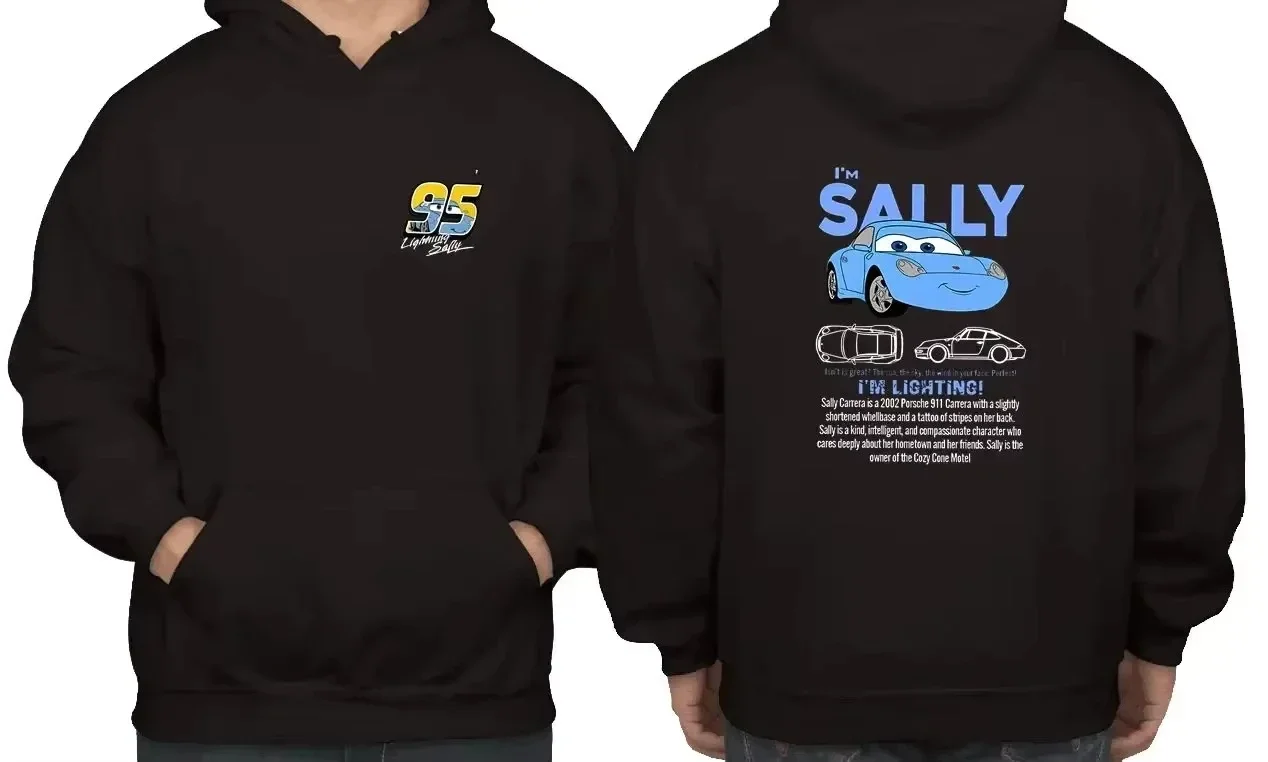 Couple Cars Movie Hoodie Lightning Mcqueen Sally Carrera Cars Hoody Mcqueen and Sally Funny Magic Kingdom Family Trip