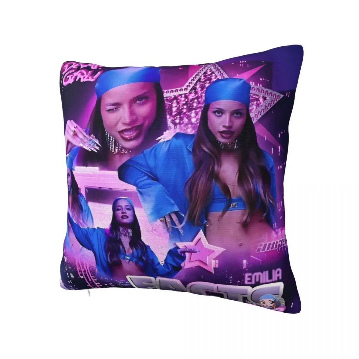 Emilia Mernes MP3 Pillow Case Cushion Cover Soft Custom DIY Pillow Cover Cute Funny Pillowcases For Sofa Home Decoration