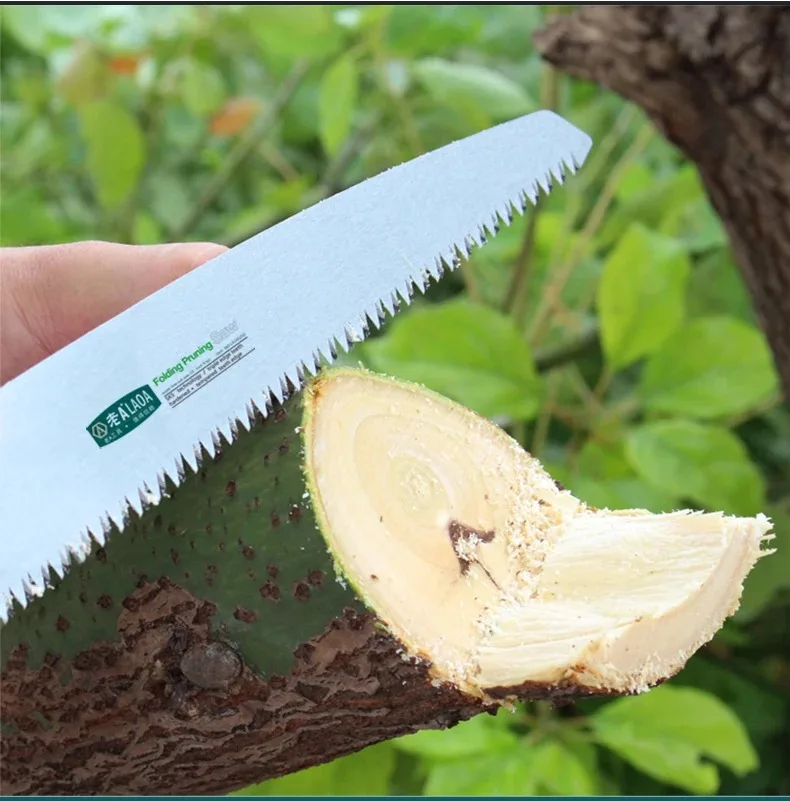 LAOA 10inch Garden Saw Pruner Secateurs Pruning SK5 Gardening Serra Camping Saws Foldable Sharp Tooth DIY Woodworking Hand Tool