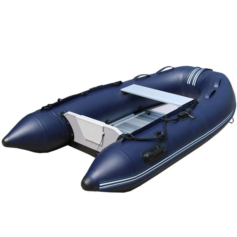 8ft Inflatable Fishing Boat Aluminum Floor Inflatable Aluminum Boot