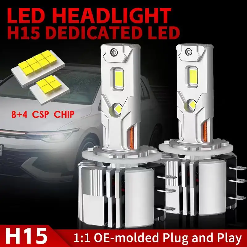 2PCS H15 H7 Led Car…