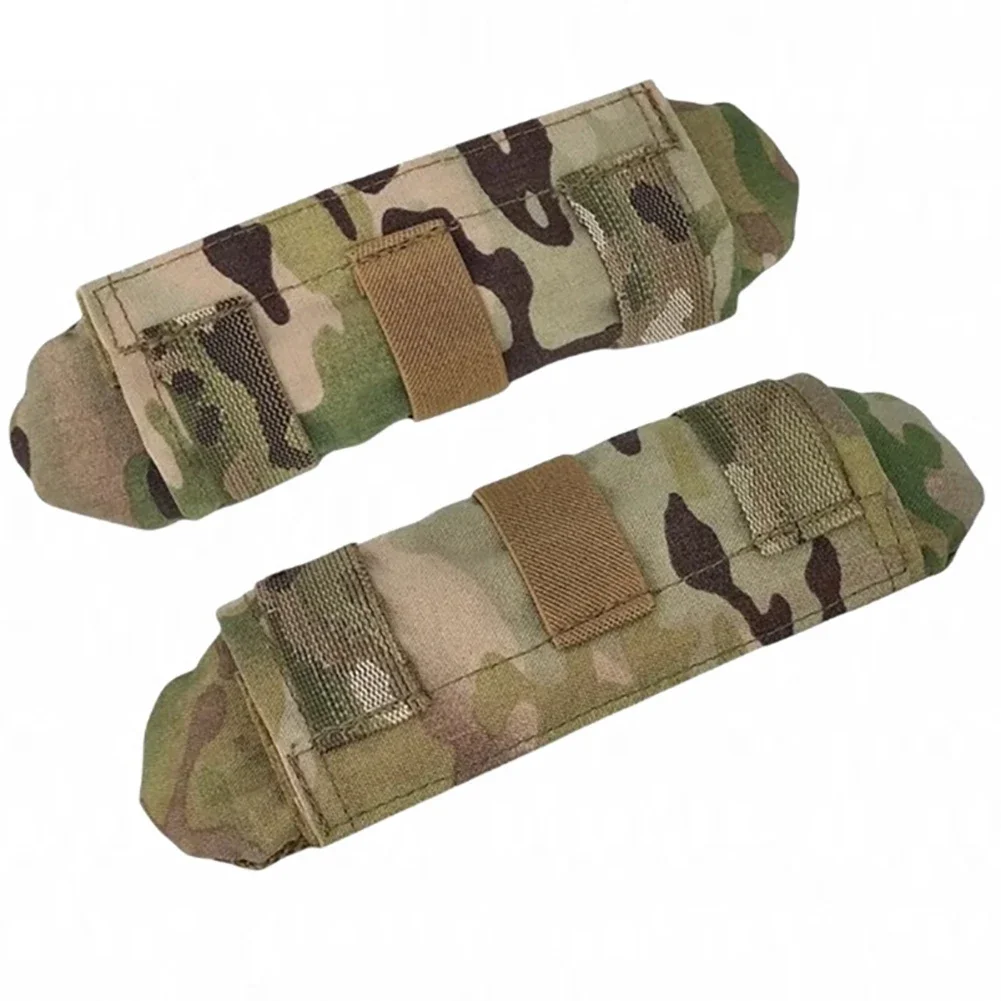 2Pcs Tactical  Vest Shoulder Strap Pads Outdoor Backpack Breathable Mesh Cushion Shoulder Pad For Hunting Vest