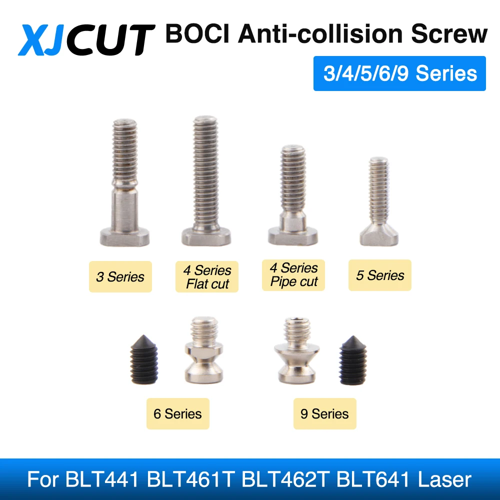

XJCUT BOCI Винт для предотвращения столкновений серии 3/4/5/6 Запасные части для лазерной головки высокой мощности для лазерной машины BLT640 BLT661 BLT461T BLT462T