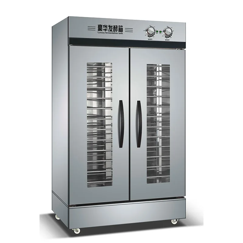 

Commercial, double door, fermentation box 32 plates, large capacity, constant humidity, automatic water inlet, thickened