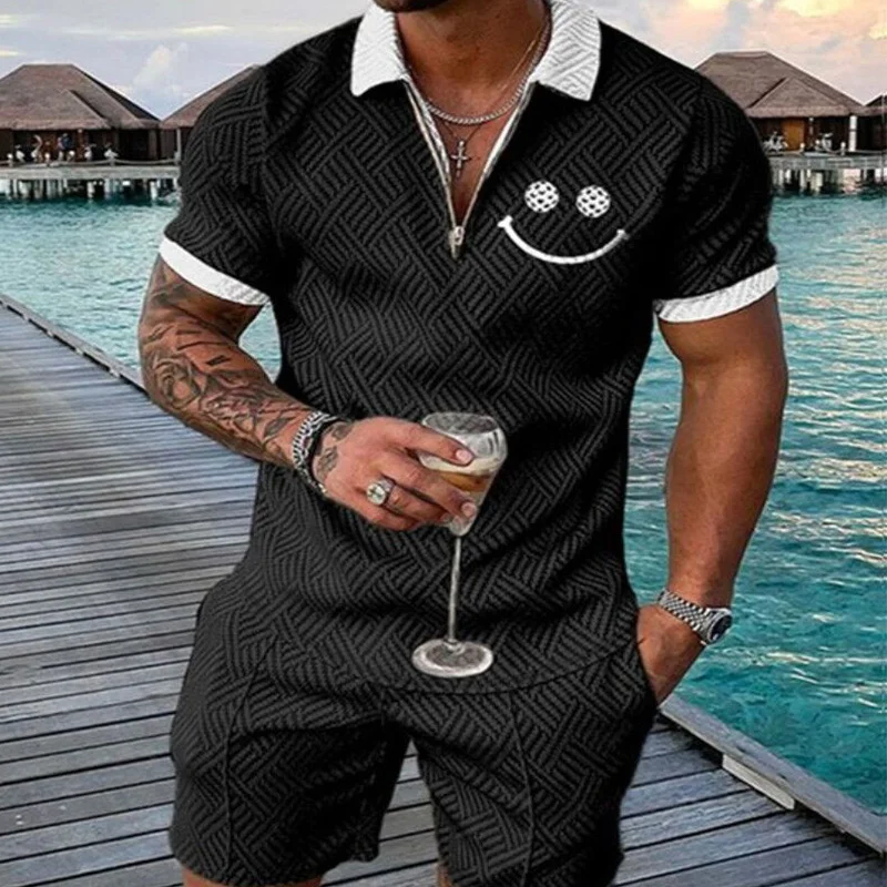 

Casual Printed ort Sve irt Lapel Turn-down Collar Thin Spring Summer ex Loose Fit Daily Wear Iron-free Procing