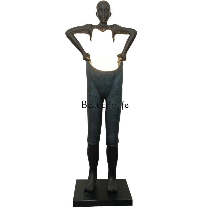 

Art Sculpture Humanoid Large Abstract Resin Sculptured Ornaments Landscape Decoration Floor